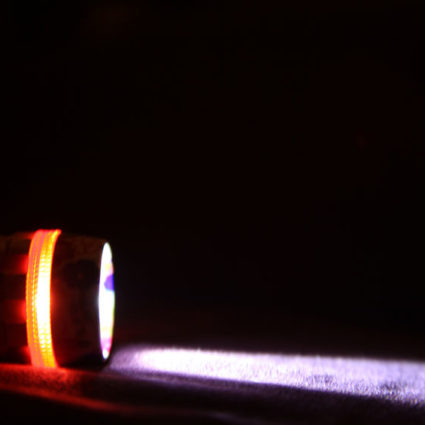 Light Beam from Electric Flashlight