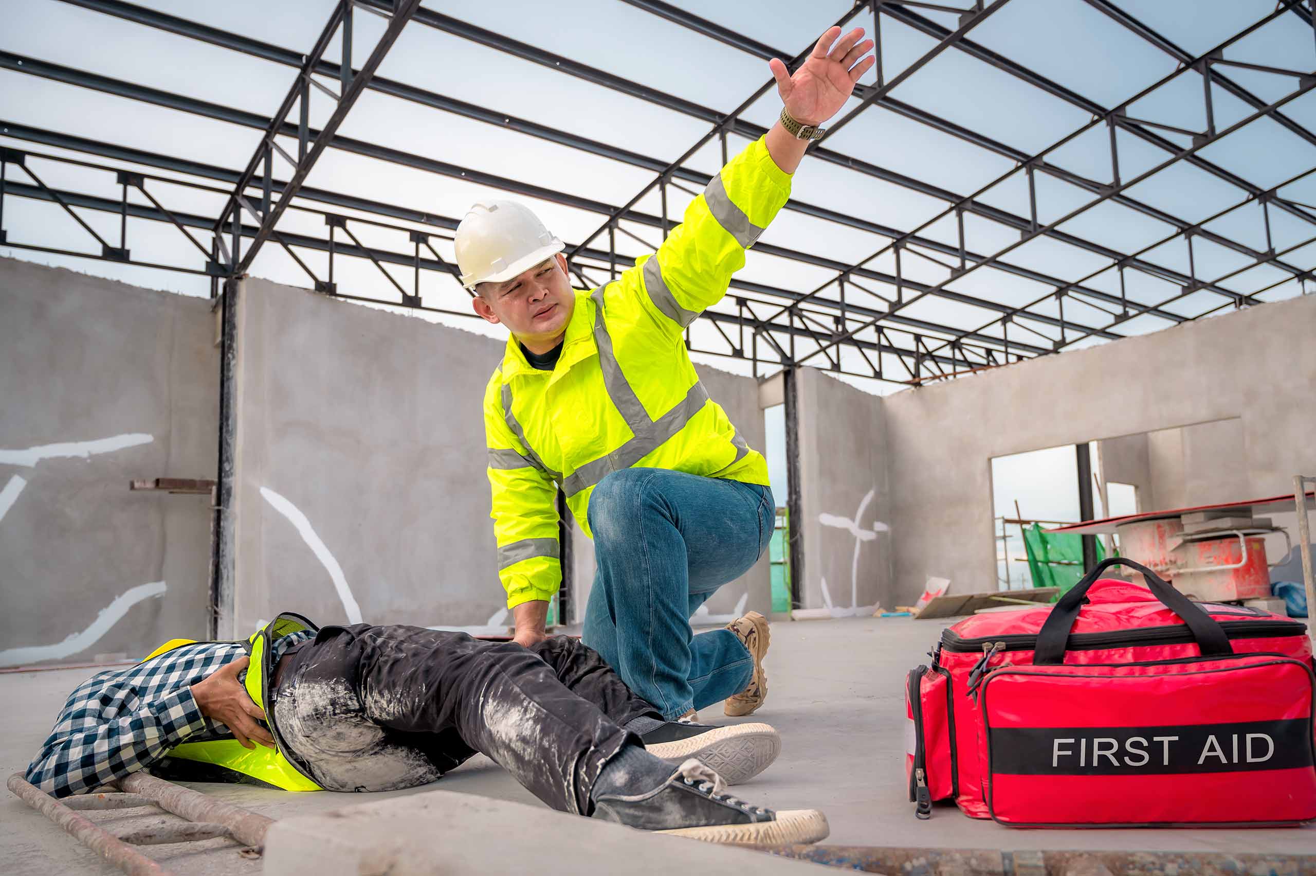 First Aid for Emergency Accidents at Construction Sites